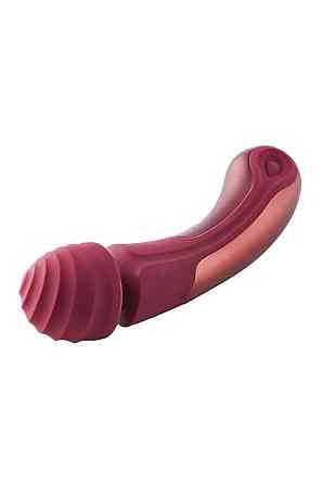 Вібратор мікрофон Dream Toys Dinky Curved Wand Jacky O бордовий Sex Aura Київ