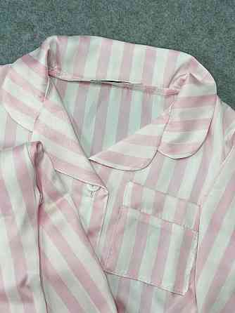 Дитяча піжамка із сатину Рожевий смужка 134-140 Харків