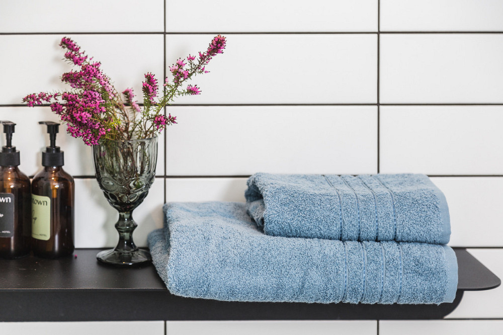 Ecotton Рушник Ecotton 70х140 см махровий банний високої щільності 420 г/м² блакитний Indigo Коломыя - изображение 1