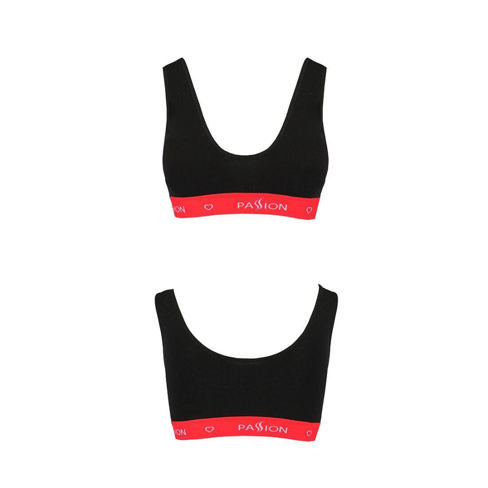 Спортивний топ на широких бретелях Passion PS003 TOP S, black Sex Aura Київ - фото 5