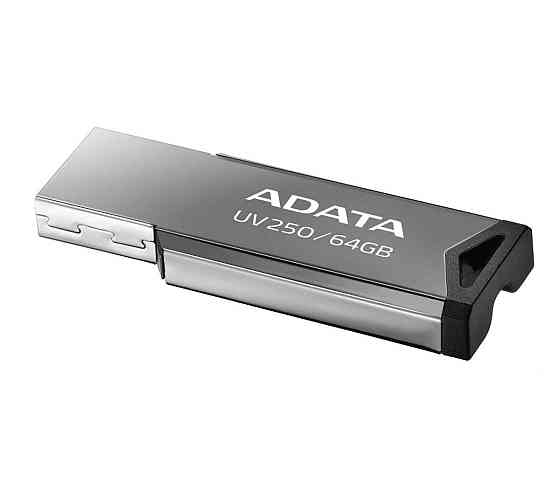 Флешка A-DATA USB 2.0 AUV 250 64Gb, колір чорний AUV250-64G-RBK Одеса