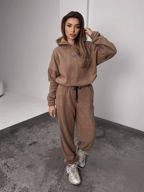 Женский теплый костюм, из флис полара L-XL, Мокко Одесса - изображение 5