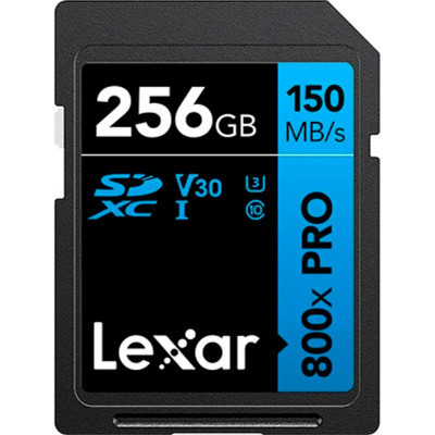 Карта памяти Lexar 256GB SDXC class 10 UHS-I (LSD0800P256G-BNNNG) Винница - изображение 1