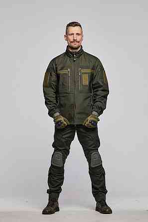 Военные мужские летние брюки хаки усиленные, полевые пштан рип стоп с липучками с наколенниками Львов