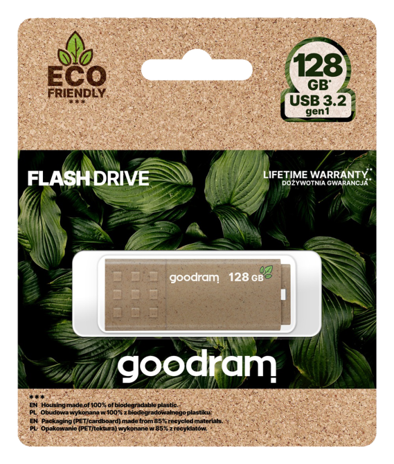 Flash Drive Goodram UME3 128GB USB 3.0 Eco Friendly (UME3-1280EFR11) (6820917) Киев - изображение 3