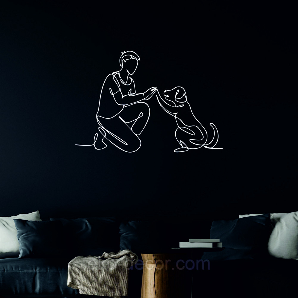 Декоративне настінне Панно «Домашний вихованець» Декор на стіну 90*62 см, Білий Київ - фото 9