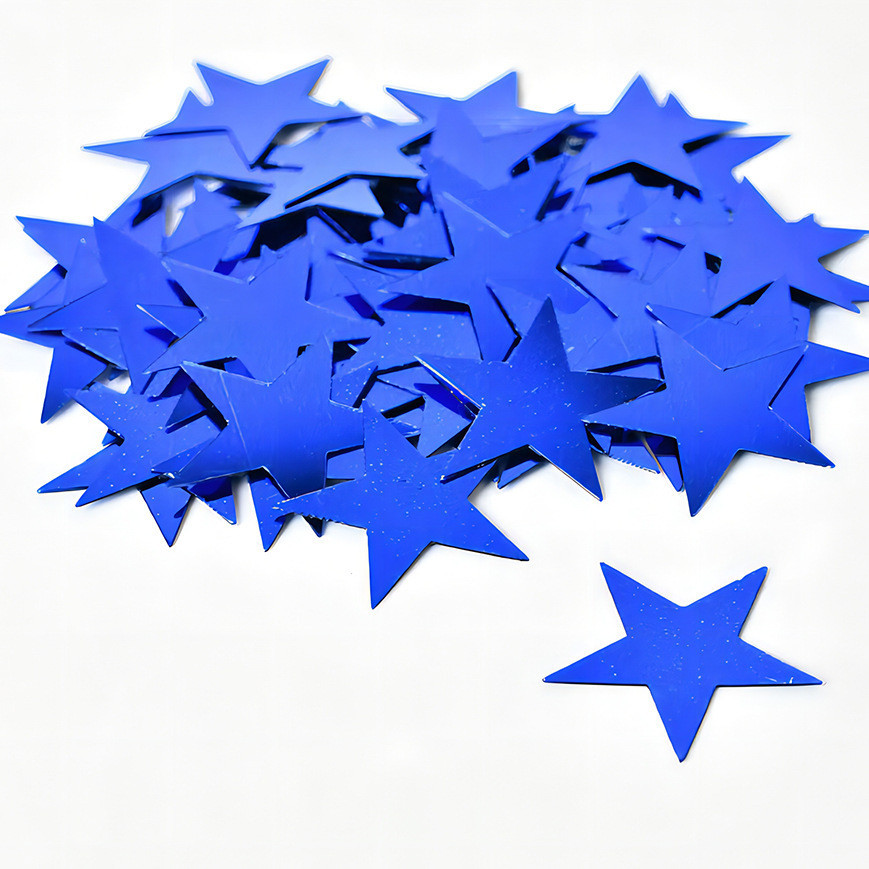 Конфетти Звездочки жосткие 15 г 1 см синий Киев - изображение 3