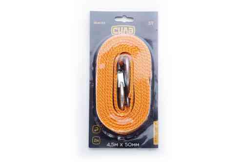 Трос буксировочный 4,5м*50мм 3т (крюк) (в блистере) СИЛА Киев