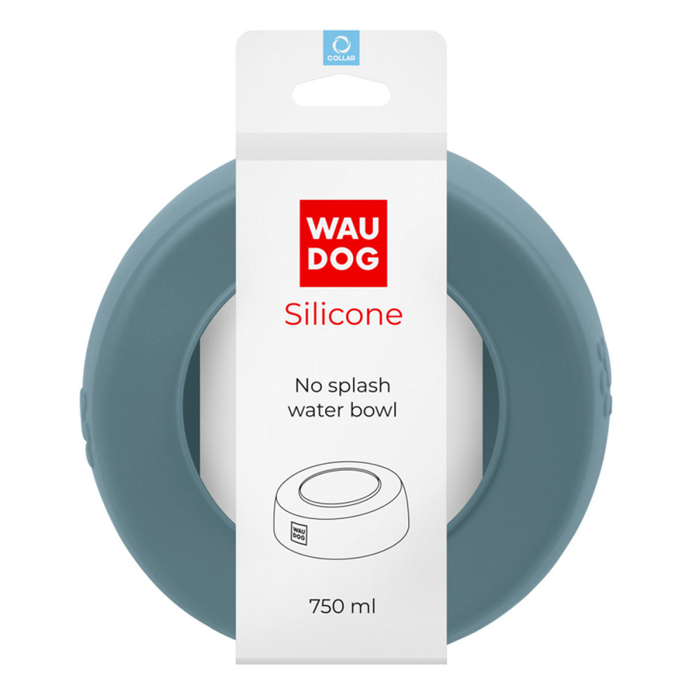 Миска-непроливайка WAUDOG Silicone, 750 мл сірий Київ - фото 1