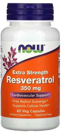 Ресвератрол Now Foods Extra Strength Resveratrol 350 мг 60 капс Киев