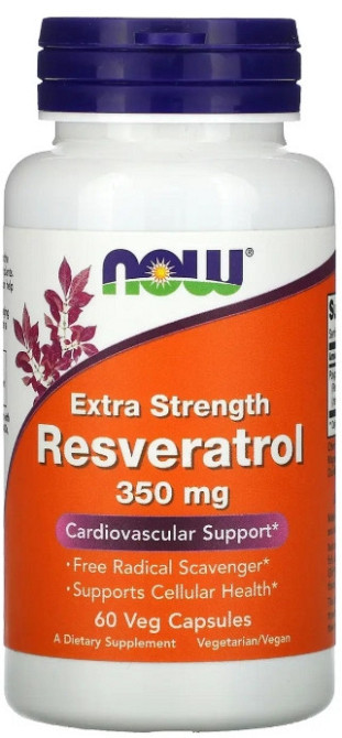Ресвератрол Now Foods Extra Strength Resveratrol 350 мг 60 капс Киев - изображение 1