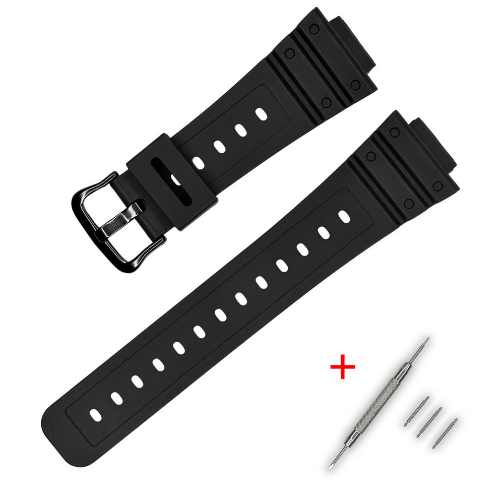 Ремінець для Casio G-Shock DW-5600 B Black BK SBR Київ - фото 1