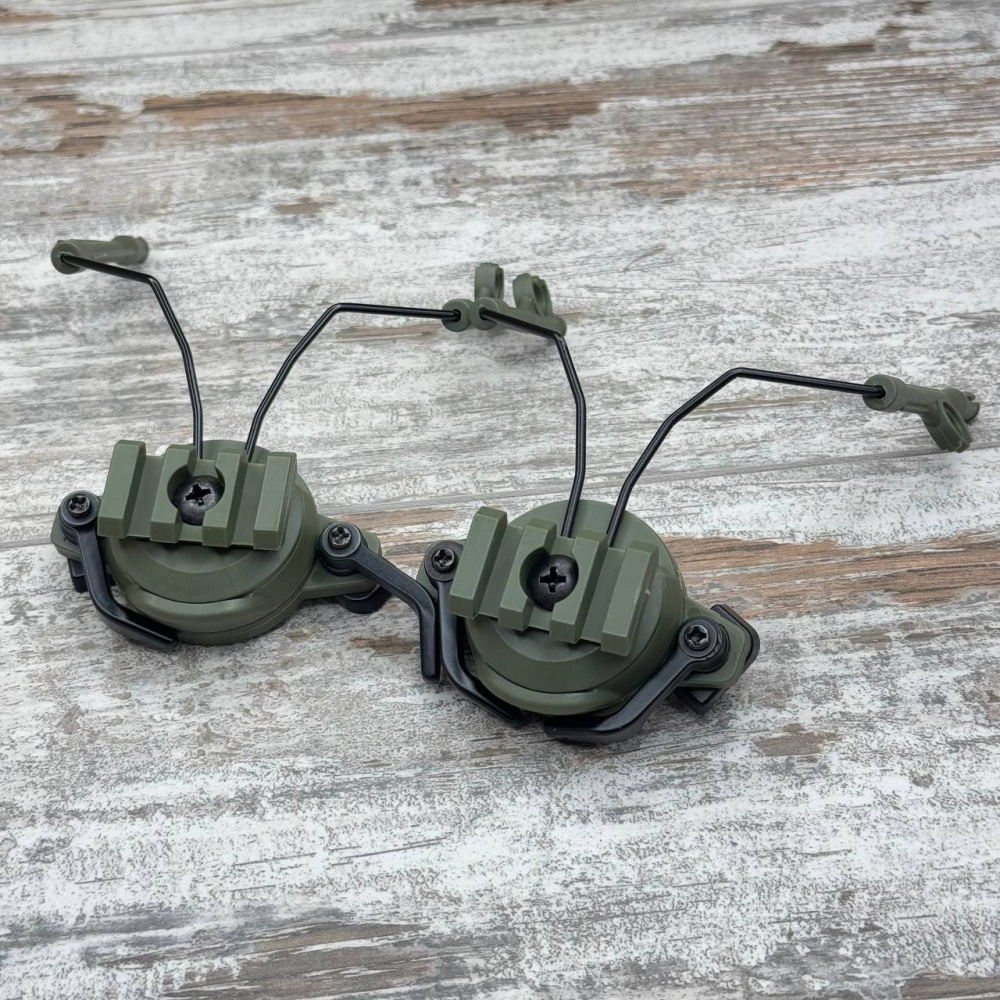 Компактный зажимной адаптер для активных наушников на шлем 19-22 мм, универсальный комплект для спорта Киев - изображение 2