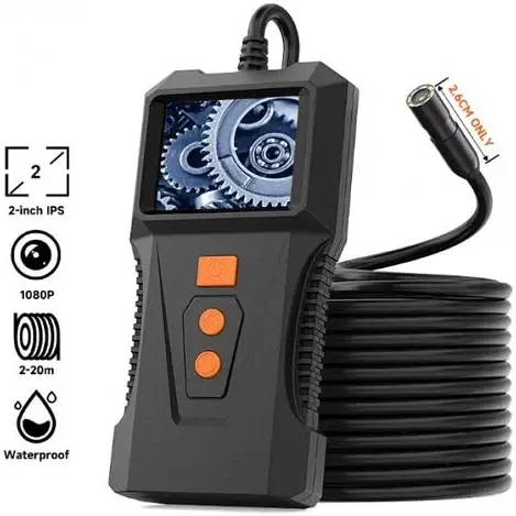 Камера ендоскоп з кабелем 5 метрів, підсвічуванням та монітором Одеса - фото 1