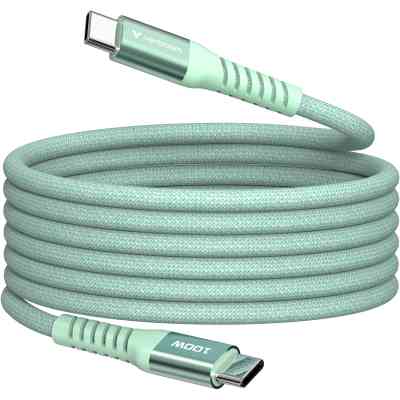 Дата кабель USB-C to USB-C 1.2m Magnetic 100W green Verbatim (31855) Винница