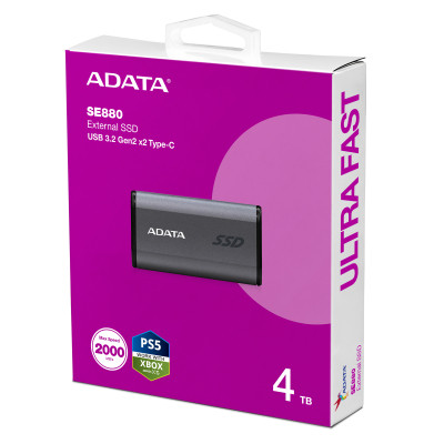 Накопитель SSD USB 3.2 4TB SE880 ADATA (AELI-SE880-4TCGY) Винница - изображение 10