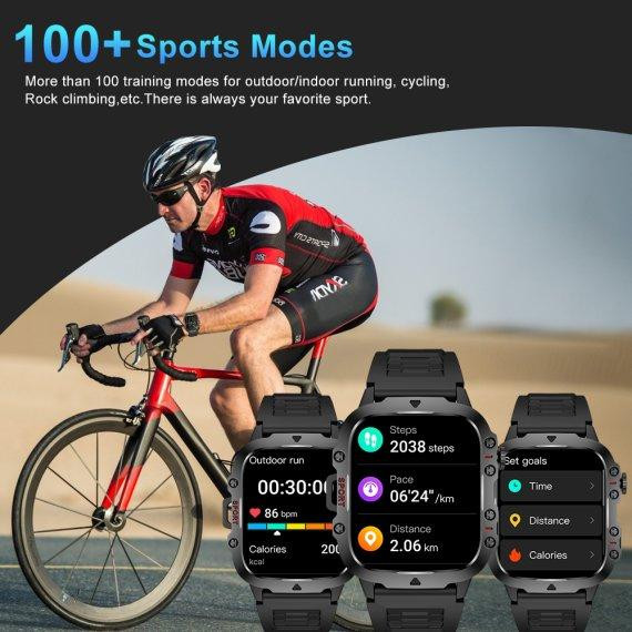 Умные смарт часы Smart Expert Nano Steel каучук + 2 ремешка Винница - изображение 8