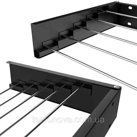 Сушилка для белья LinoFlat 80 черная Черновцы