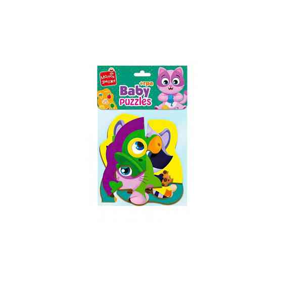 Пазли максі з грою Малюк Зможе «Хатні улюбленці» Vladi Toys VT1722-21 Укр Вінниця