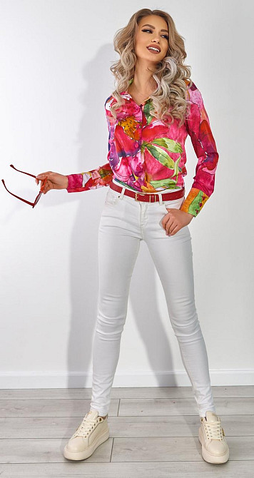 Яркий комплект куртка и рубашка (44) Киев - изображение 4