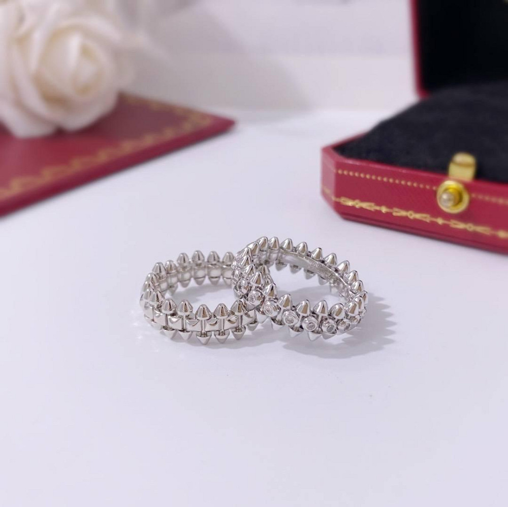 Кільце Cartier Juste un Clou ("зубчики") — покриття рожеве золото з цирконієм Одеса - фото 6