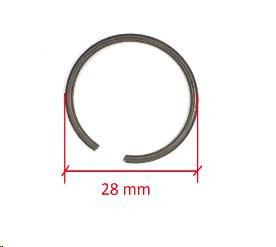 Стопорне кільце наполегливого підшипника муфти зчеплення КПП (3+1) Мукачево - фото 1