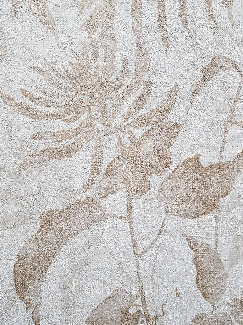 Шпалери вінілові на флізеліні AS creation Metropolitan stories By Time 0,53х10 листя гілки золотисті білі Київ - фото 2