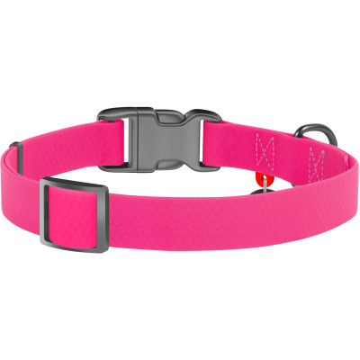 Ошейник для животных WAUDOG Waterproof с QR паспортом Ш 25 мм Д 34-49 см розовый (27727) Винница - изображение 2