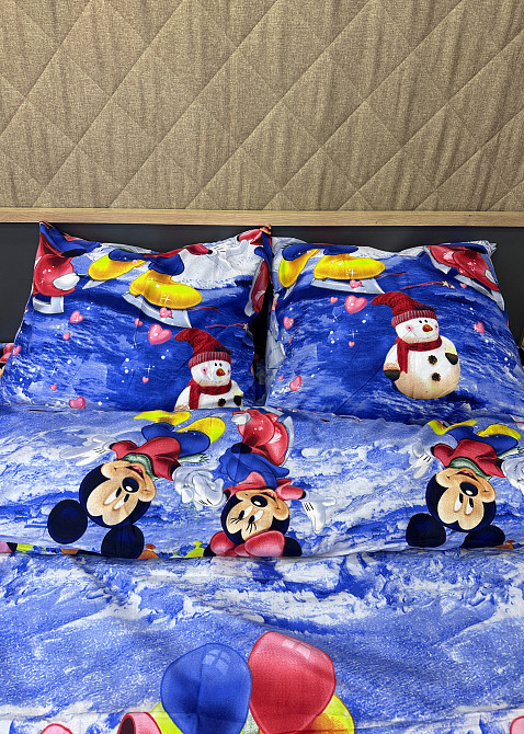 Комплект детского постельного белья Фланель, Koloco Полуторный 150х210 с разноцветным принтом (88-067) Киев - изображение 8