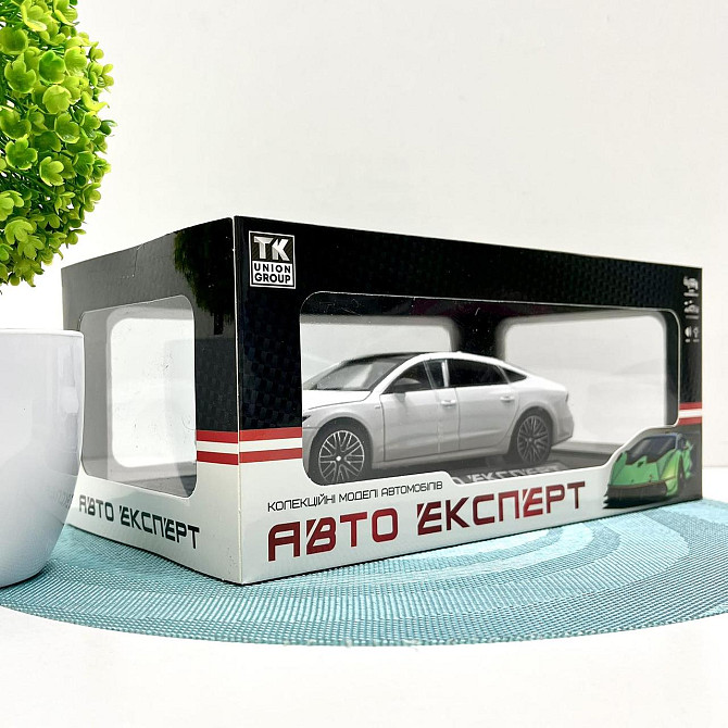 Машинка Audi А7 Авто Експерт металопластик 1:24 звук світло інерція Біла (1904-17) Чернігів - фото 6