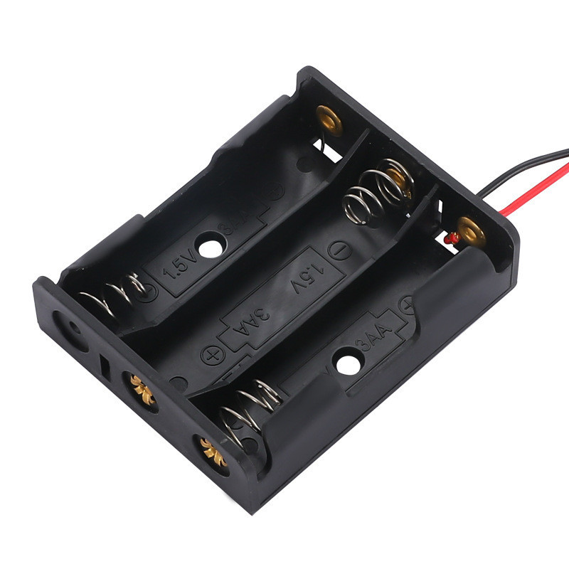 Бокс для 3 батарей AAA з проводами для Arduino та DIY Київ - фото 1