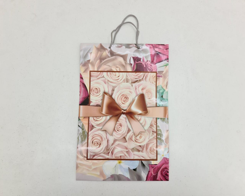 Большой бумажный пакет вертикальный  25/37/8(артBV-116) (12 шт) Харьков - изображение 2