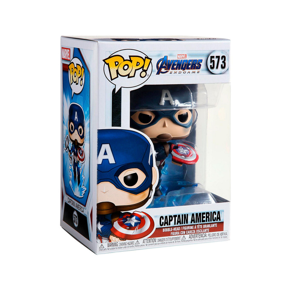 Ігрова фігурка Funko POP! cерії Месники: Фінал - Капітан Америка з мйольніром Дніпро - фото 6