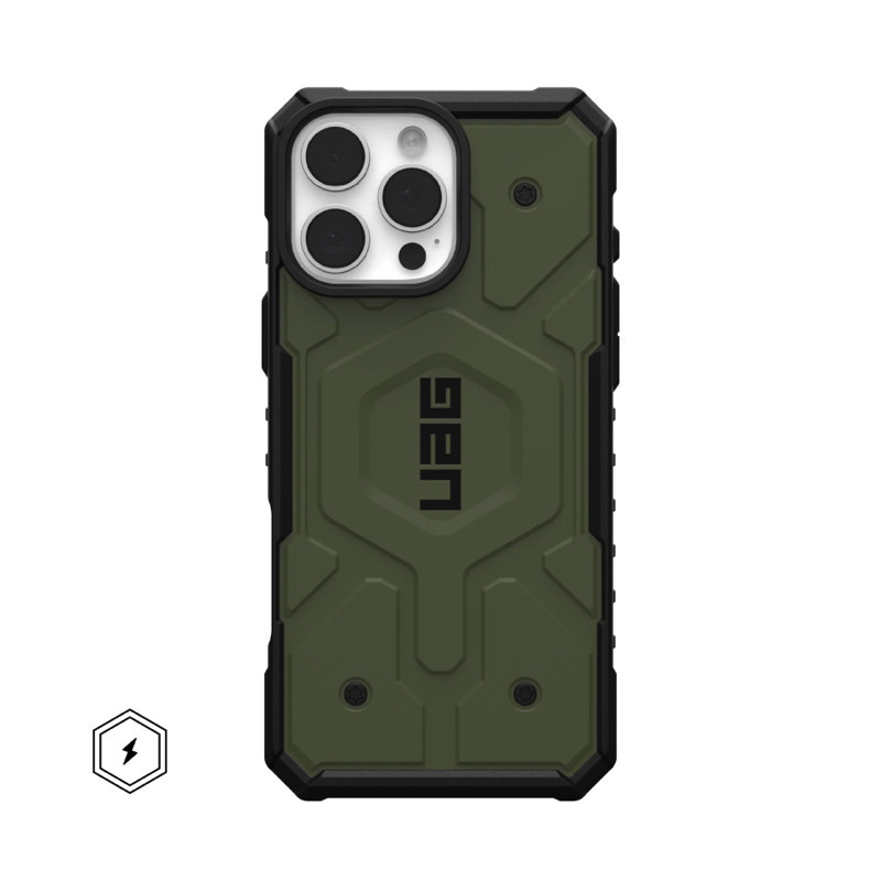 Чохол UAG Pathfinder Mag для iPhone 16, зелений Київ - фото 4