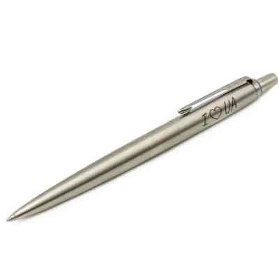 Ручка шариковая Parker JOTTER 17 UKRAINE SS CT BP I Love UA (16132_T207b) Винница