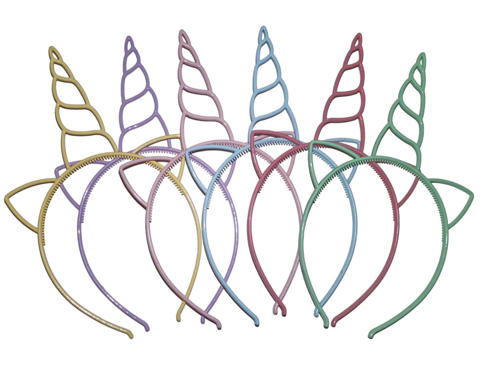 Детский обруч Единорог с ушками 22 на 14 см желтый Киев - изображение 7