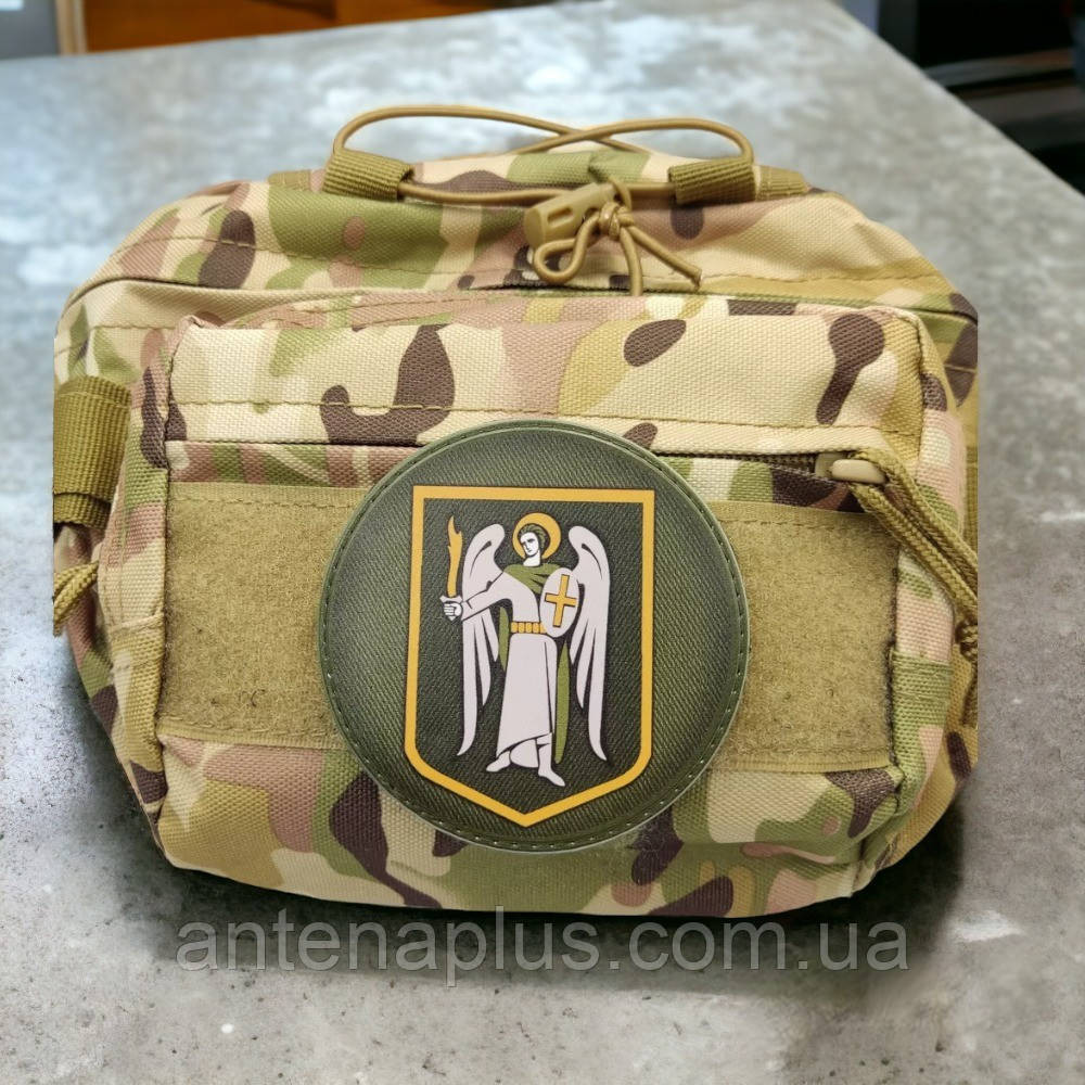 Архангел Михаїл круглий олива шеврон / патч Київ - фото 2