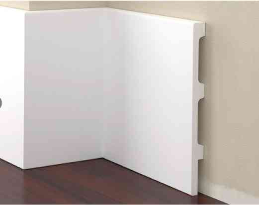 Плинтус под покраску из дюрополимера Элегант LPC - 39 (2.44  м.п.) 195х17мм Днепр