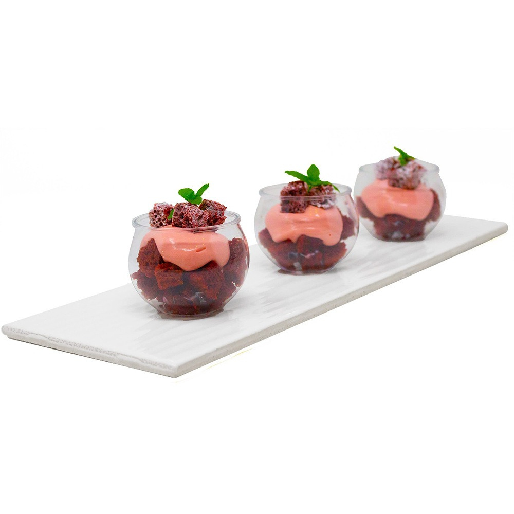 Набор стаканов десертных 75 мл, 10 шт, многоразовые, пластиковые,прочные курглые, для фуршетов креманка для десертов,прозрачная Каменец-Подольский - изображение 10