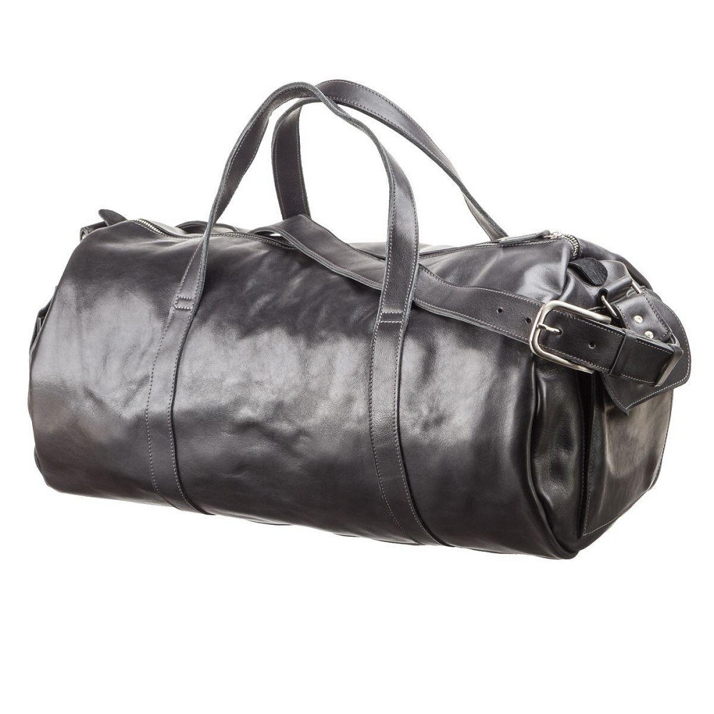 Сумка дорожная Grande Pelle 11048 кожаная Черная Киев - изображение 1