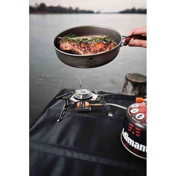 Сковорода титанова з розкладною ручкою Naturehike NH18T010-A (17 см) Київ