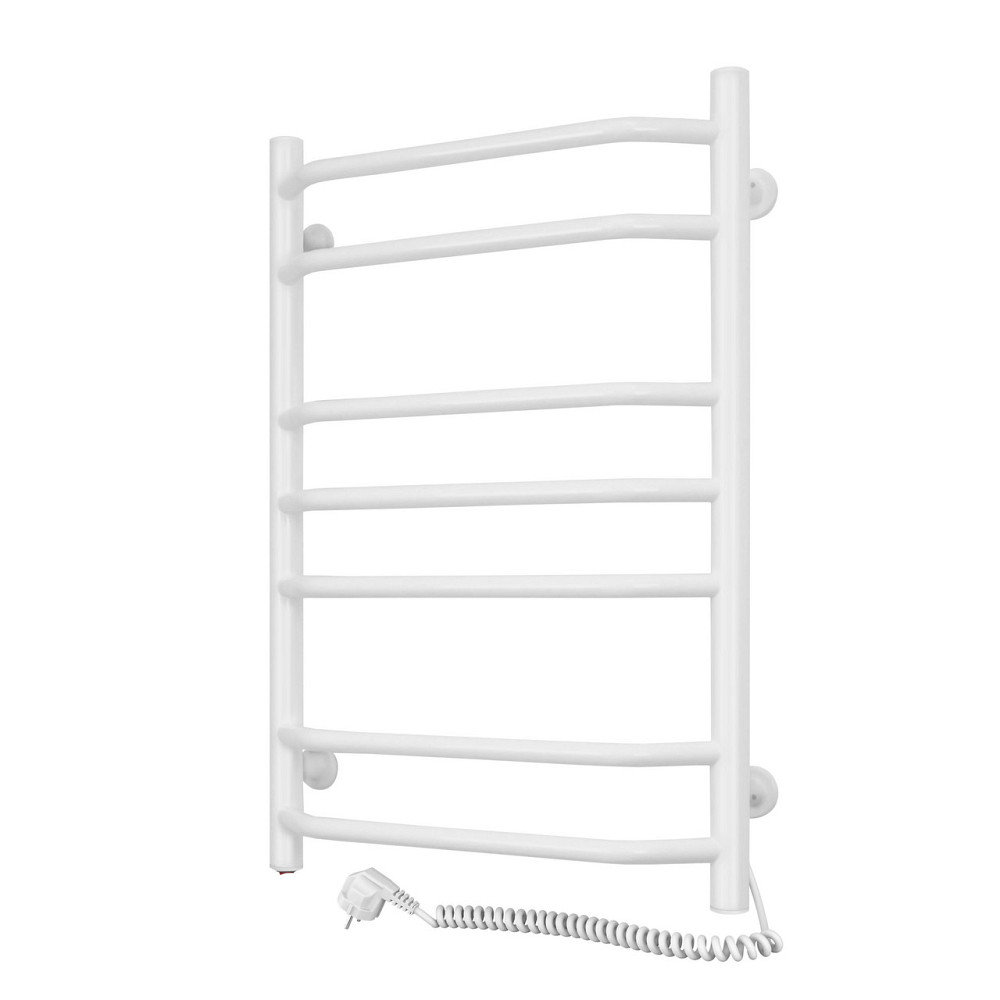 Полотенцесушитель електрический DOMINGO Ellie 480x700 с кнопкой, белый, правый Киев - изображение 2