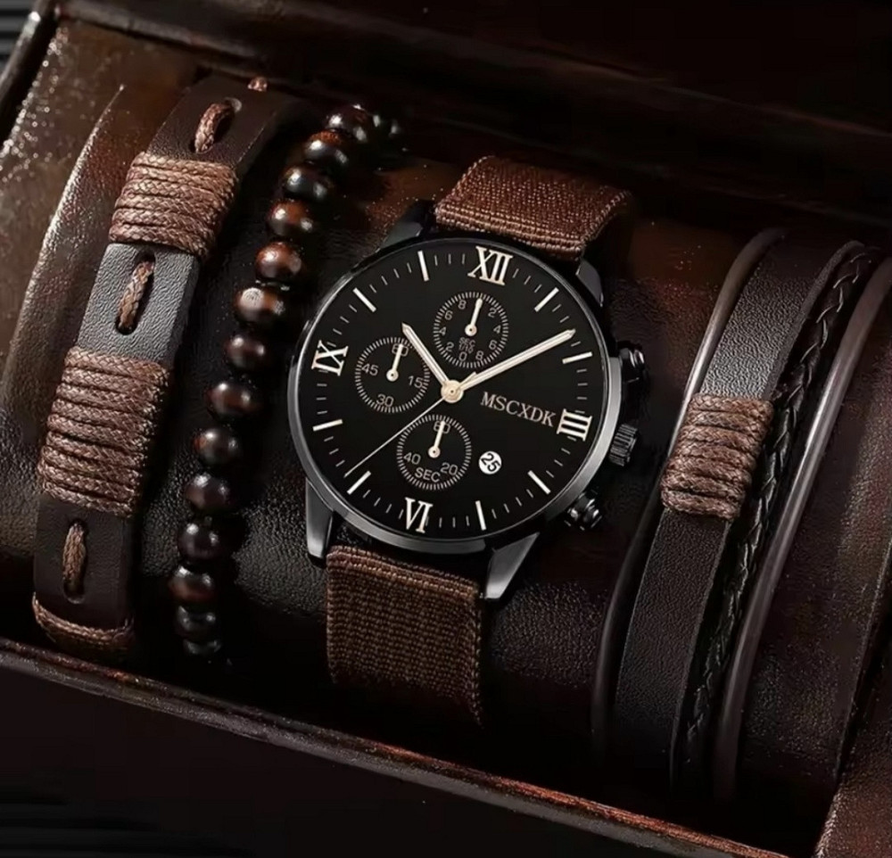 Годинник чоловічий+3 браслети Сміла - фото 1