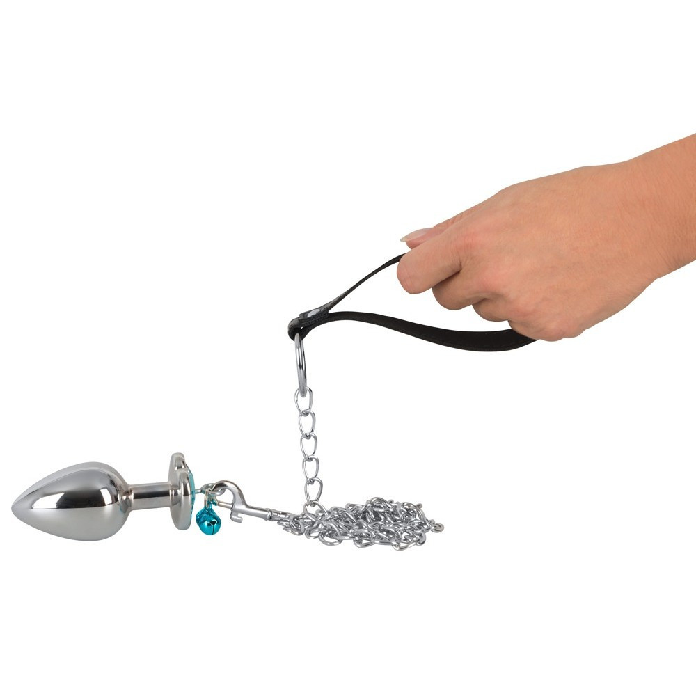 Анальные пробки с поводком You2Toys Butt Plug Set, серебристые Sex Aura Киев - изображение 5