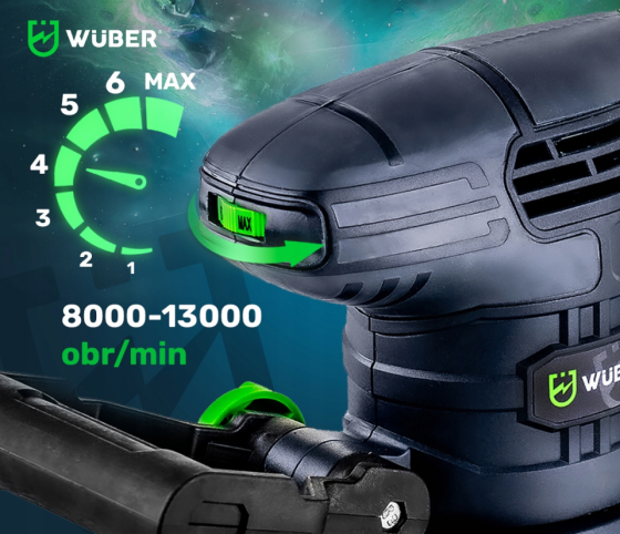 Шліфмашина ексцентрикова Wuber 1300Вт 240В (Польща) Київ