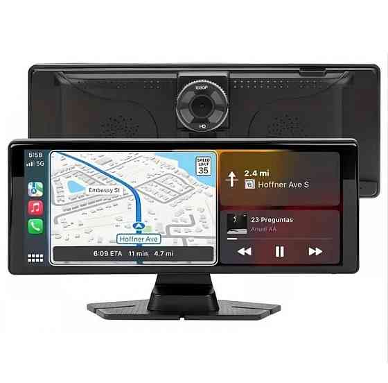 Автомобильный мультимедиа монитор T28H 10.26'' (1 камера) Auto CarPlay Bluetooth FM Винница