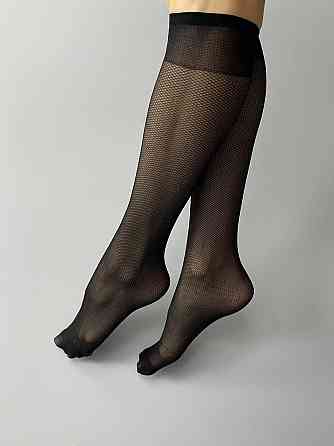 Гольфы женские Viva Fishnet 20 den 2 пары, беж, черные Черновцы