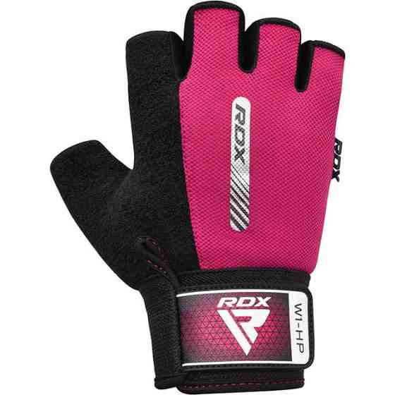 Рукавички для фітнесу RDX W1 Half Pink S Каменское