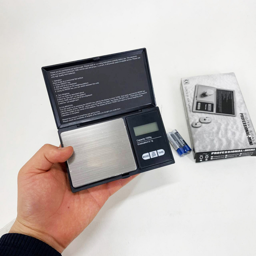 Ваги компактні золото 1000г, Професійні ваги з високою точністю для вимірювання золота IZ-90 Івано-Франківськ - фото 4