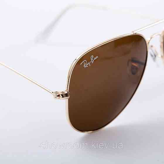 Чоловічі сонцезахисні окуляри RAY BAN 3025, 3026 aviator (2916) Київ